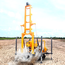 Portable soil testing drill drilling rigs diesel engine crawler water well drilling rig for sale